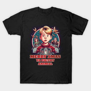 Merry Xmas ya filthy animal T-Shirt